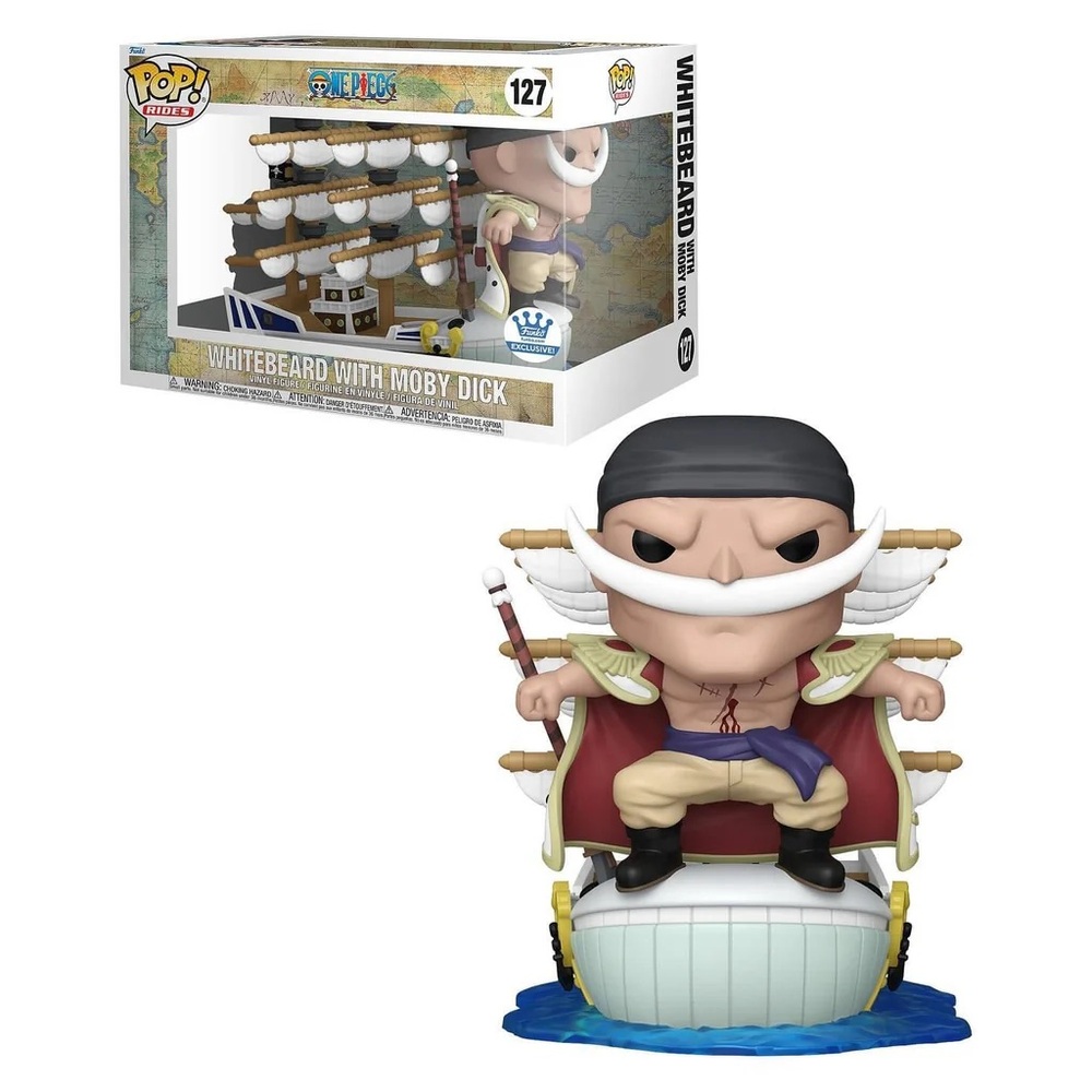 [NEW] FUNKO POP! RIDES ONE PIECE WHITEBEARD WITH MOBY DICK FUNKO EXCLUSIVE #127